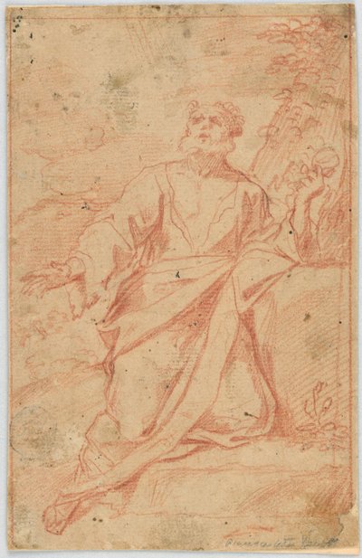 Szent (Jeromos?) az extázisban alkotó: Unknown artist