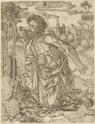 Szent Jeromos a bűnbánatban alkotó: Unknown artist