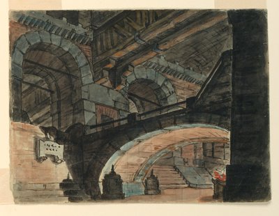 Színpadtervezés, börtönbelső alkotó: Unknown artist