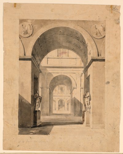 Színpadtervezés, Palotaudvarok alkotó: Unknown artist