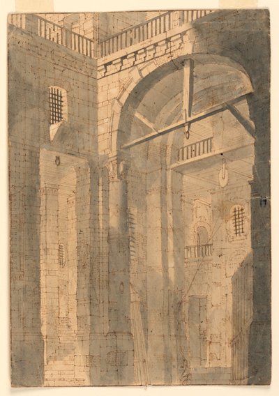 Színpad, Börtönterem alkotó: Unknown artist