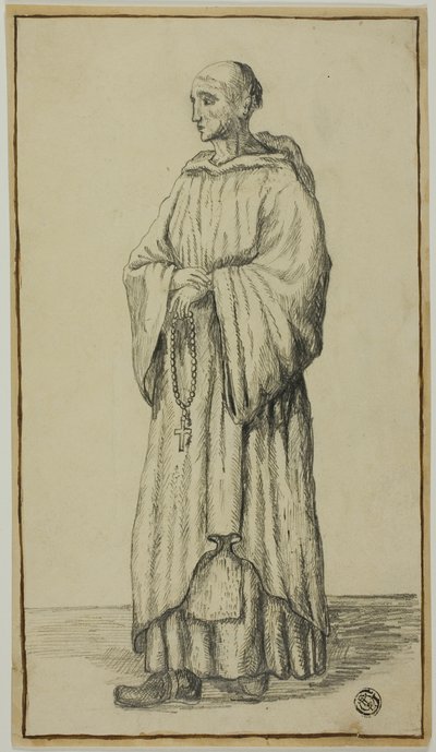 Álló szerzetes alkotó: Unknown artist