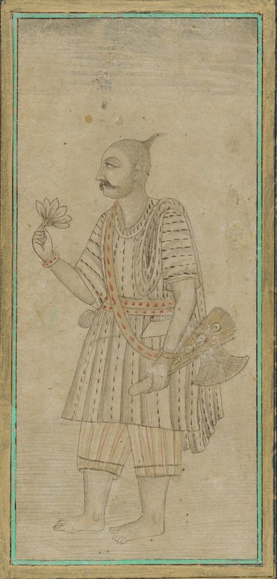 Álló férfi alak, egy szádhu alkotó: Unknown artist