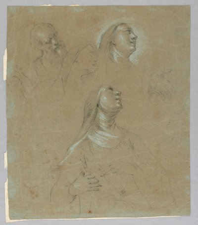 Tanulmányok szent alakokhoz alkotó: Unknown artist