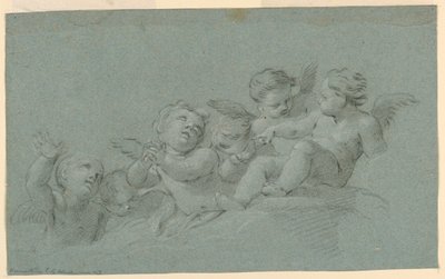 Angyalok tanulmánya alkotó: Unknown artist