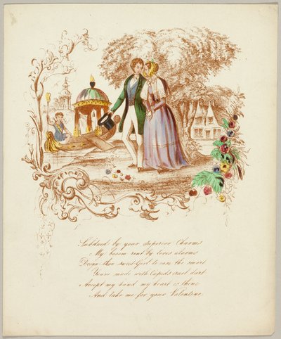 A felsőbbrendű bájaid által leigázva (valentin) alkotó: Unknown artist