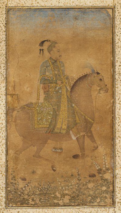 Abdullah Qutb Shah szultán (1614-74) lóháton alkotó: Unknown artist