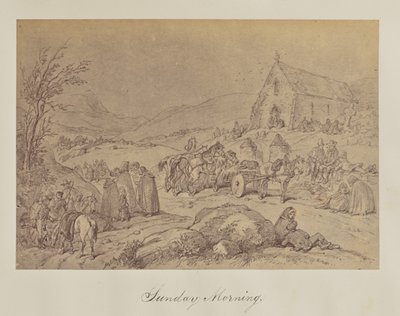 Vasárnap reggel. alkotó: Unknown artist