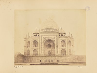 Taj Mahal. Agra alkotó: Unknown artist