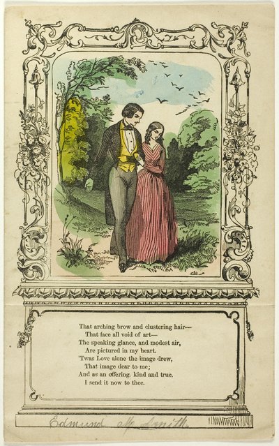 Az íves húsleves és a fürtös haj (valentin) alkotó: Unknown artist