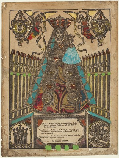 Az Einsiedeln Madonna imádása alkotó: Unknown artist