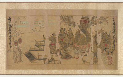 A Buddha Jamarádzsához fordul Kushinagarban alkotó: Unknown artist