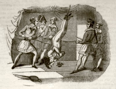 A Halálgálya, vagy a Kalózszkúner, 1837 körül alkotó: Unknown artist