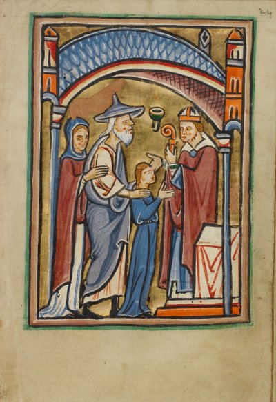 A Szűzanya távozása a templomból alkotó: Unknown artist