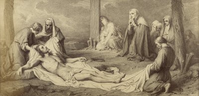 [A keresztről való letétel Paul Delaroche-tól] alkotó: Unknown artist