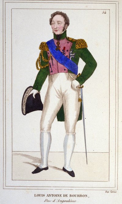 Angouleme hercege, Louis Antoine (Louis-Antoine) d
