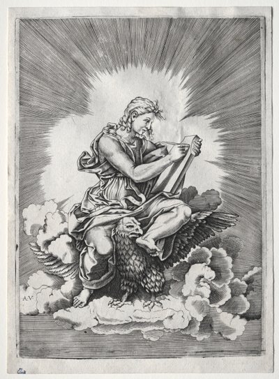 A négy evangélista: Szent János alkotó: Unknown artist