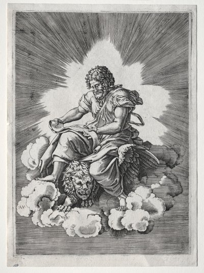 A négy evangélista: Szent Márk alkotó: Unknown artist