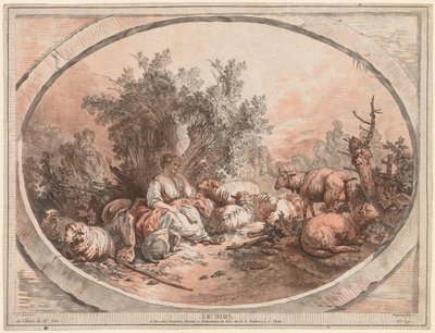 A nap négy időpontja: Dél alkotó: Unknown artist