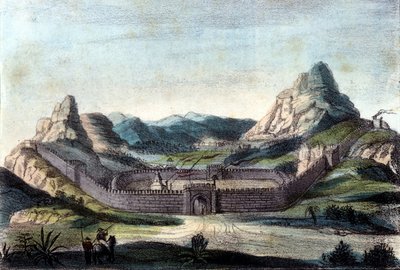 A kínai Nagy Fal. 19. századi metszet. alkotó: Unknown artist