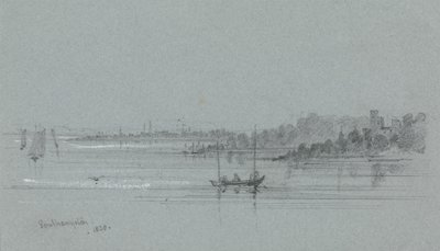 A kikötő Southamptonban alkotó: Unknown artist