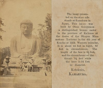 [A Kamakura Buddha] alkotó: Unknown artist