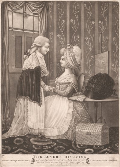 A szerető álruhája alkotó: Unknown artist