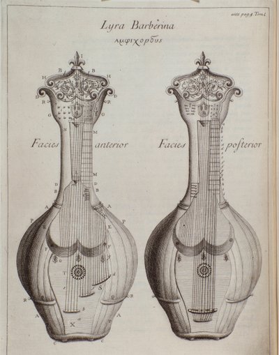 A Lyra Barberina (metszet alkotó: Unknown artist