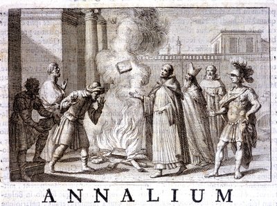 Thomas-Marie Mamachi, Róma: Szent Dominika tüzének csodája a Prédikátorok Rendjének Évkönyvében alkotó: Unknown artist
