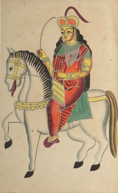 Jhansi Rani Lakshmi Bai hősnő lázadása alkotó: Unknown artist