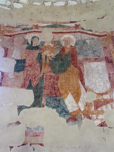 A bemutató, Saint-Jean du Liget kápolna, Touraine alkotó: Unknown artist