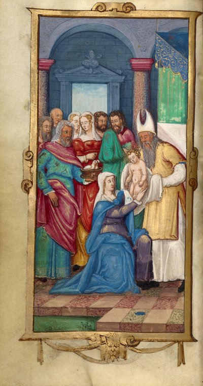 A bemutatás a templomban alkotó: Unknown artist