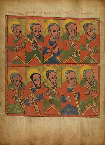 A próféták és az apostolok alkotó: Unknown artist