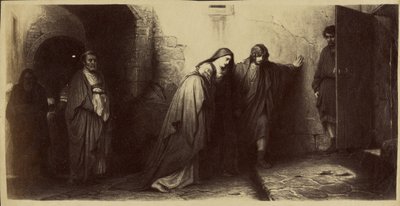 [A visszatérés a Golgotáról, Paul Delaroche] alkotó: Unknown artist
