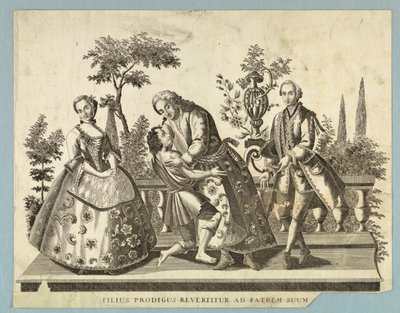 A tékozló fiú visszatérése alkotó: Unknown artist