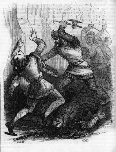 A „szicíliai vesperás” (Vespri Siciliani) Szicília szigetének népi lázadása Anjou Károly francia király feudális uralma ellen, amely Palermóban és Corleonéban történt március 31-én. alkotó: Unknown artist