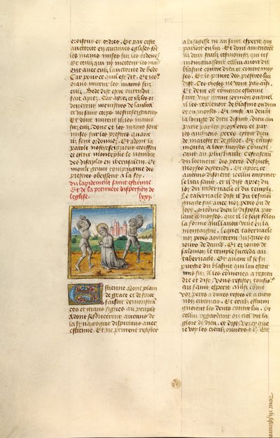 Szent István megkövezése alkotó: Unknown artist