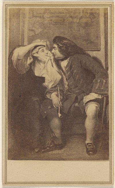 Az özvegy és Toby bácsi. [másolat egy akvatintáról] alkotó: Unknown artist