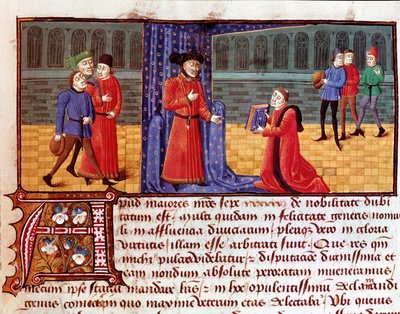 A szerző bemutatja Jacques Legrand (Legrant) (1365-1415) „” Sophilogium”-ból” (Archiloge Sophie. Jó gyakorlatok könyve) című művét, a 15. vagy 16. századi Torre do Tombo, Lisszabon alkotó: Unknown artist