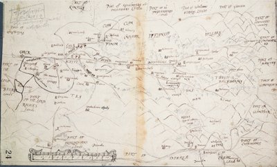 A Muskery leírása, 1590 körül (papír, vászon) alkotó: Unknown artist