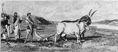Róma alapítása. 19. századi metszet. alkotó: Unknown artist