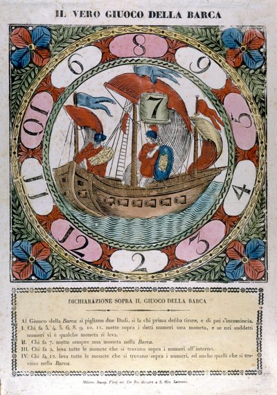 A hajó játéka. 18. század alkotó: Unknown artist