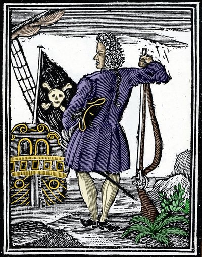 A kalóz „” úriember” Stede Bonnet (1688-1718). alkotó: Unknown artist