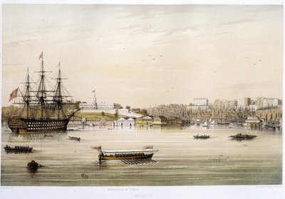 Isztambul kikötője vagy Admirautja a XIX alkotó: Unknown artist