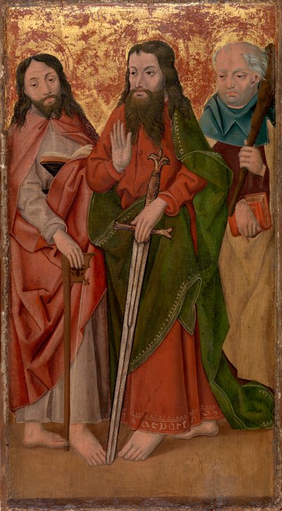 Három apostol, egy karddal középen alkotó: Unknown artist