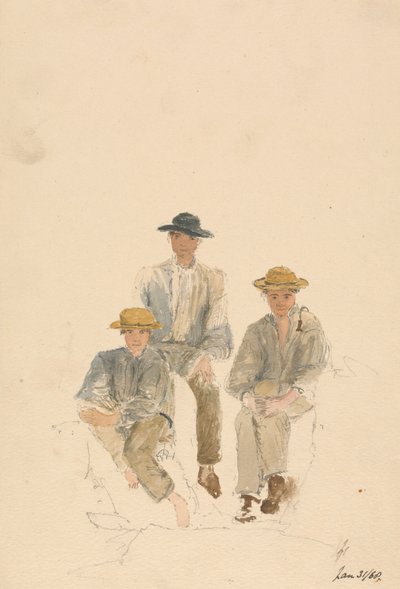 Három férfi (68. január 31.) alkotó: Unknown artist