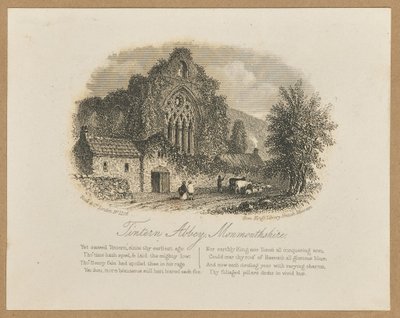 Tintern apátság, Monmouthshire alkotó: Unknown artist