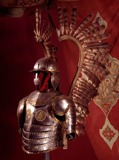 Páncél teteje Hussard szárnyakkal alkotó: Unknown artist