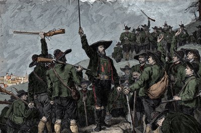 Andreas Hofer tiroli hazafi (1767-1810) – Tiroli (tiroli) lázadása 1809-ben: Andreas Hofer tiroli hazafi alkotó: Unknown artist