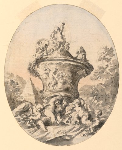 Váza tájban alkotó: Unknown artist